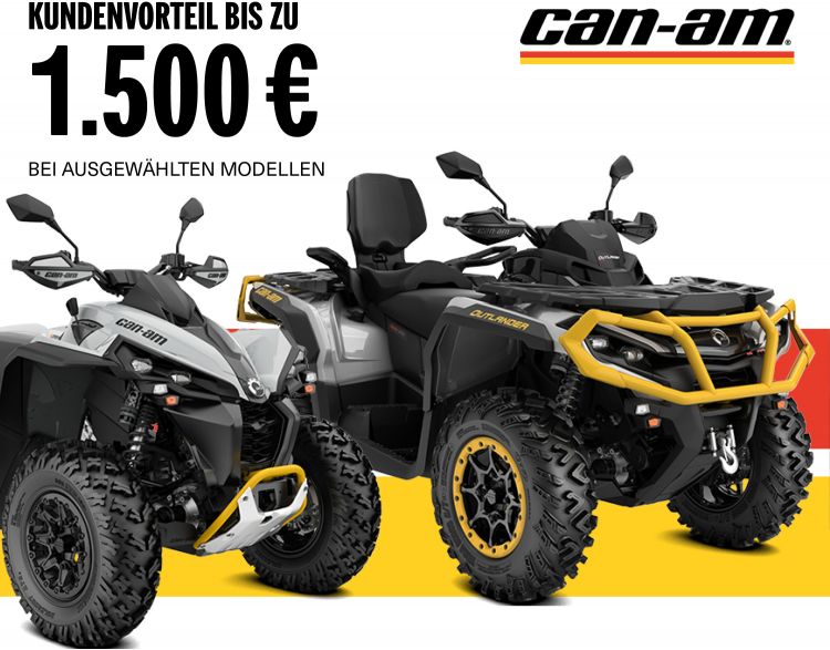 Can-Am Outlander Aktion Kundenvorteil